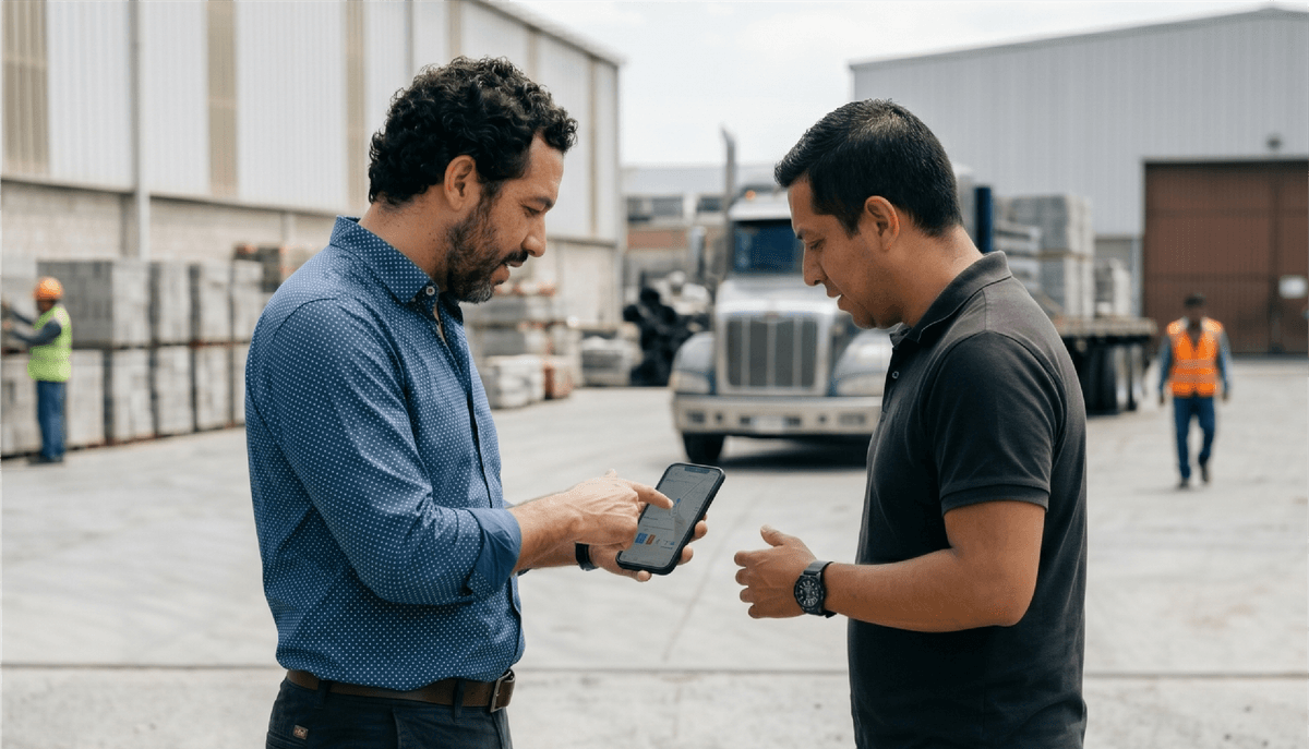 Empresarios usando Gotrak